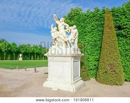 Marble replica of the famous sculpture 