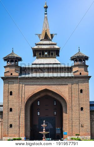 Jamia masjid in Srinagar, Kashmir, northern India