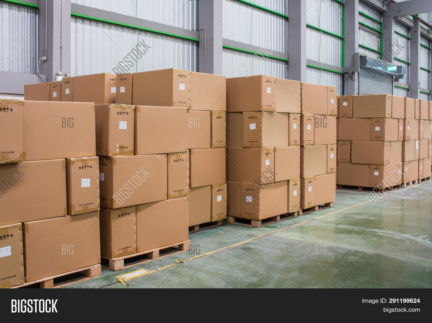 Rows Material Boxes Image & Photo (Free Trial) Bigstock