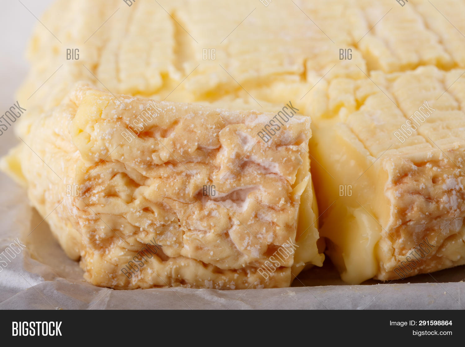 Pont L Eveque Cheese Image Photo Free Trial Bigstock