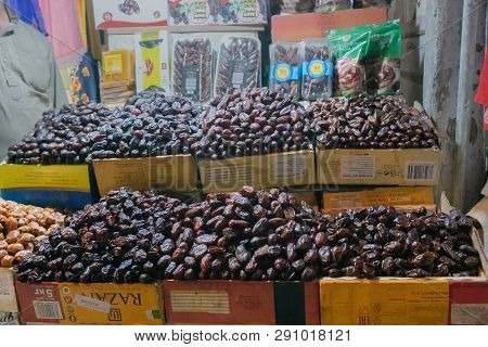 Old Market, New Delhi, India - October 28 2018 : Phoenix Dactylifera, Commonly Known As Date Or Date