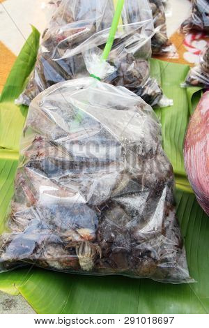 Fresh Crab For Cooking In The Market