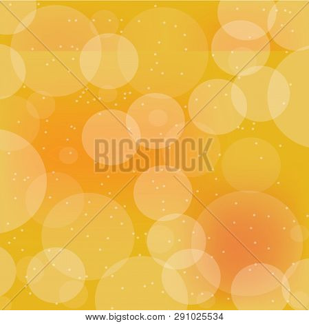 Bokeh Orange Colour Abstract  Background, Vector Illustration. Eps10