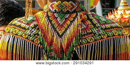 Beautiful And Colorful Of Manohar Suits (close Up)