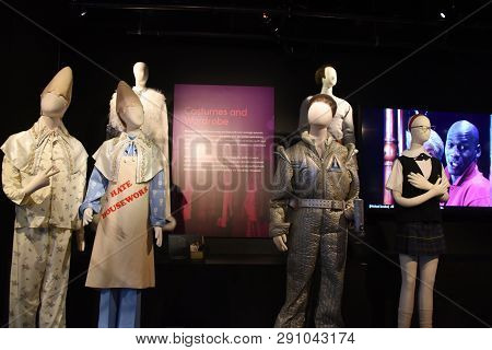 Chicago, Il January 26, 2019, Snl Saturday Night Live Character Costumes On Display At Exhibition