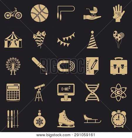Learner Icons Set. Simple Set Of 25 Learner Vector Icons For Web For Any Design