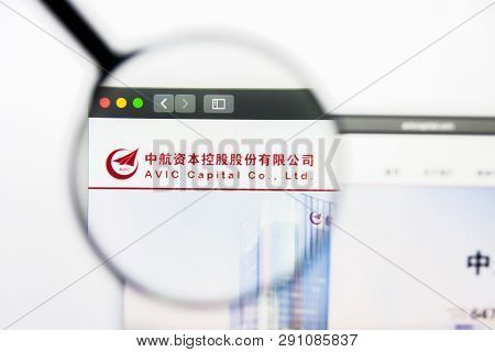 Los Angeles, California, Usa - 23 March 2019: Illustrative Editorial Of Avic Capita Website Homepage