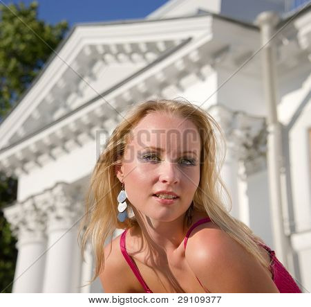 Gesicht Coseup Mode Modell
