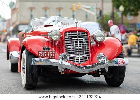 Auburn, Indiana, Usa - September 9, 2018 The Auburn Cord Duesenberg Festival, An Auburn Classic Car 