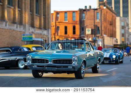 Springfield, Illinois, Usa - September 22, 2018: The Route 66 Mother Road Festival, Pontiac Gto Bein