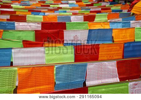 China, Hainan Island, Sanya, - December 1, 2018: Nanshan Buddhist Cultural Park, Editorial.