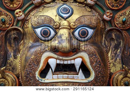 China, Hainan Island, Sanya, - December 1, 2018: Nanshan Buddhist Cultural Park, Editorial.