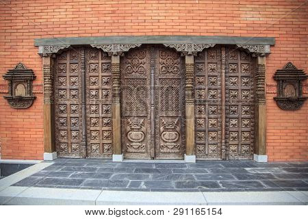 China, Hainan Island, Sanya, - December 1, 2018: Nanshan Buddhist Cultural Park, Editorial.