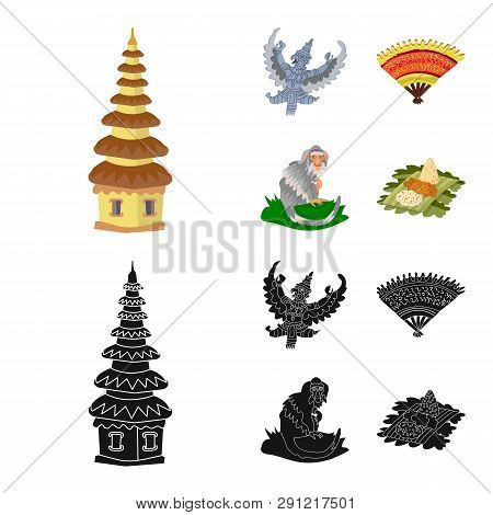 Vector Illustration Of  And Travel Sign. Set Of  And Traditional Stock Vector Illustration.