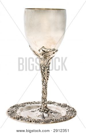Kiddish Cup With Wine