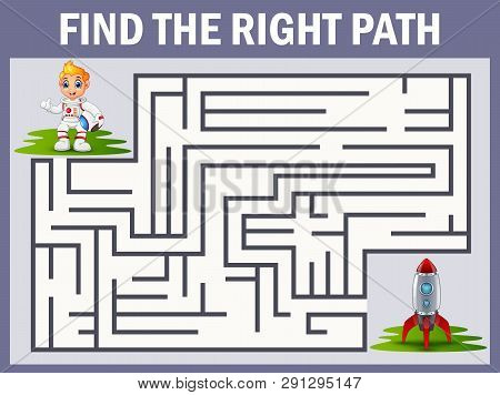 Maze Game Finds The Astronaut Way To The Rocket