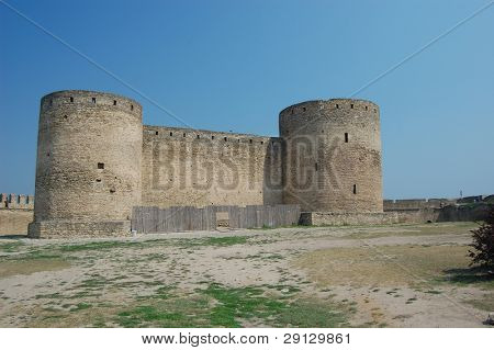 mittelalterliche Zitadelle in der Nähe von Odessa, Ukraine, Belgorod Dnestrovsky. Odessa-region