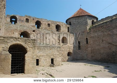 mittelalterliche Zitadelle in der Nähe von Odessa, Ukraine, Belgorod Dnestrovsky. Odessa-region
