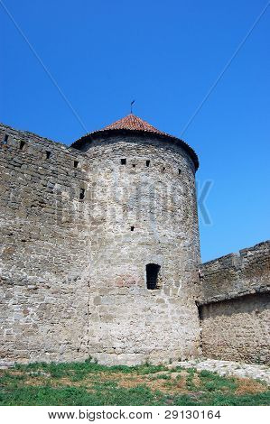 mittelalterliche Zitadelle in der Nähe von Odessa, Ukraine, Belgorod Dnestrovsky. Odessa-region