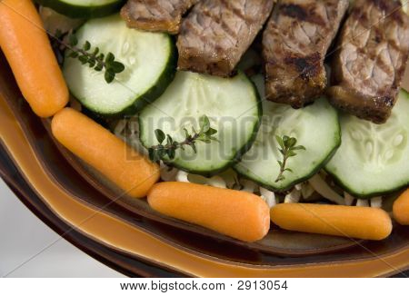 Salade van Gegrilde Steak