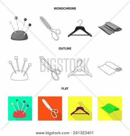 Vector Design Of Craft And Handcraft Sign. Collection Of Craft And Industry Vector Icon For Stock.