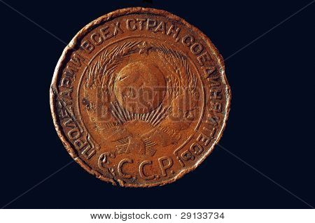 Viejo coin.1921 soviético