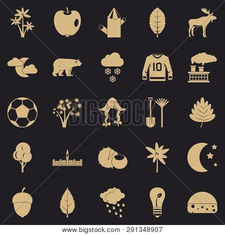 Leafage Icons Set. Simple Set Of 25 Leafage Vector Icons For Web For Any Design