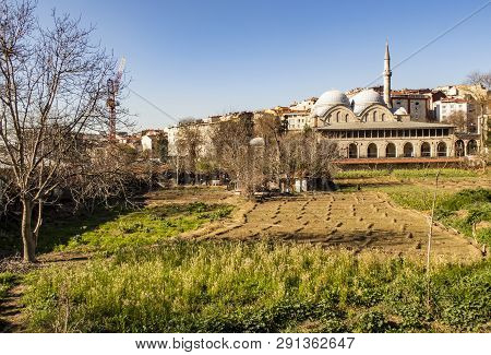 Kasimpasa,istanbul,turkey- March 25,2019. City View And Piyale Pasha Mosque In The Kasimpasa Distric