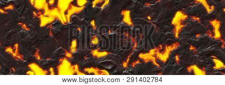 Seamless Magma- Large File. Destroy Molten- Fluid Metal