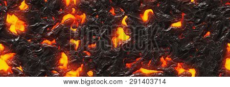 Seamless Magma- Large File. Destroy Molten- Fluid Metal