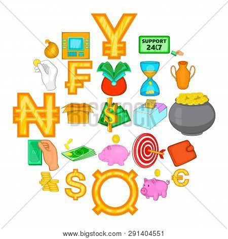 Obligation Icons Set. Cartoon Set Of 25 Obligation Icons For Web Isolated On White Background