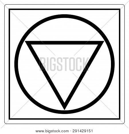 Stop Symbol Sign, Vector Illustration, Isolate On White Background Label. Eps10