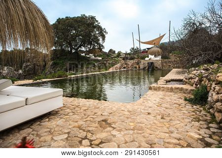 A Swimmingpool In A Finca In Andalusia Spain