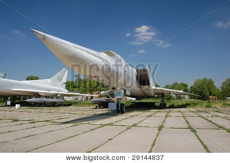  TU-22입니다.항공 박물관의 전시입니다. 키예프, 우크라이나 (Malorussia)