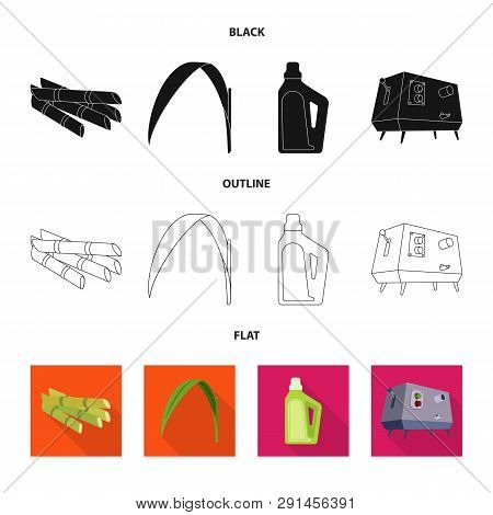 Isolated Object Of Farm And Agriculture  Sign. Set Of Farm And Technology Vector Icon For Stock.
