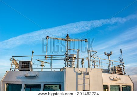 Kerch, Crimea - Oct. 2014: Port Krym. Kerchenskaya Ferry Crossing. Ferry 