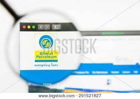 Los Angeles, California, Usa - 25 March 2019: Illustrative Editorial Of Bharat Petroleum Website Hom
