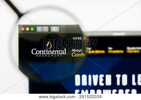 Los Angeles, California, Usa - 25 March 2019: Illustrative Editorial Of Continental Resources Websit