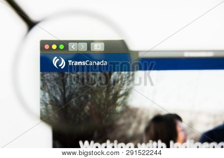Los Angeles, California, Usa - 25 March 2019: Illustrative Editorial Of Transcanada Website Homepage