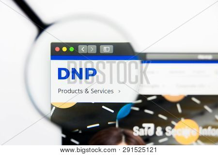 Los Angeles, California, Usa - 25 March 2019: Illustrative Editorial Of Dai Nippon Printing Website 