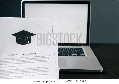 Tuition Fee Or Student Loan With Calculator. Education Price , Savings Fund College, And Expenses Co
