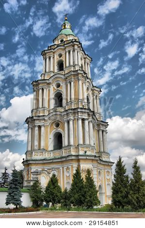 HDR.Sobór starej rosyjskiej w zabytkowym rosyjskim mieście Czernigow, Ukraina