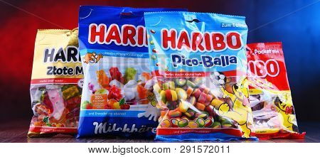 Packages Of Gummy Candies Produced By Haribo