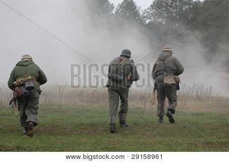 Soldati tedeschi. WW2 reenacting
