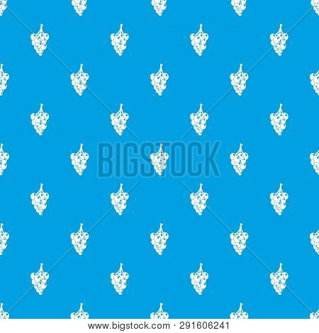Grape Pattern Seamless Blue Repeat For Any Use