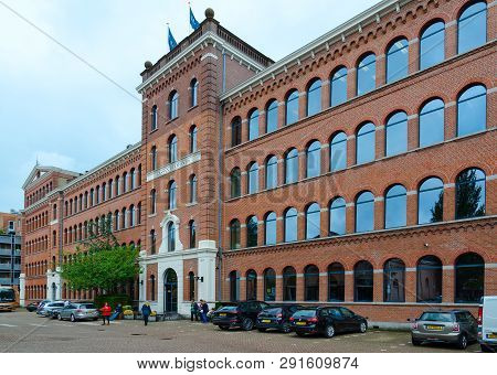 Amsterdam, Netherlands - September 6, 2018: Unknown Tourists Visit Famous Jewelry Factory Gassan Dia