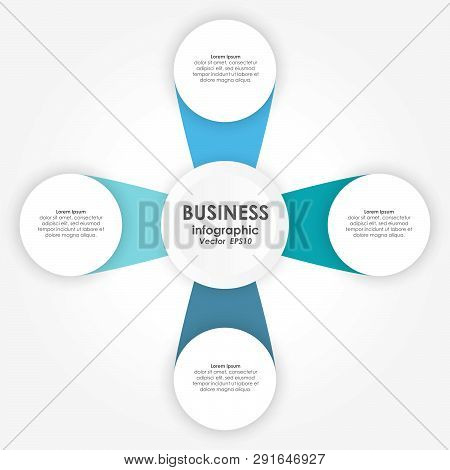 Vector Illustration Of Info Graphic For Team Work Business Concepts