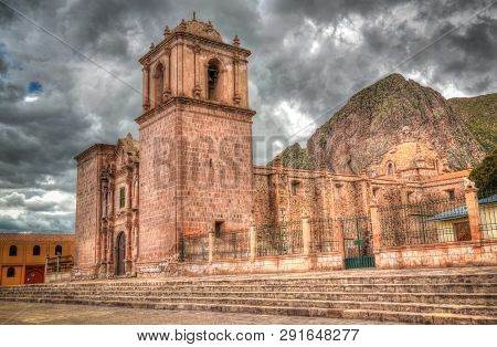 Exterior View To Iglesia De Santa Isabel De Pucara At Puno, Peru