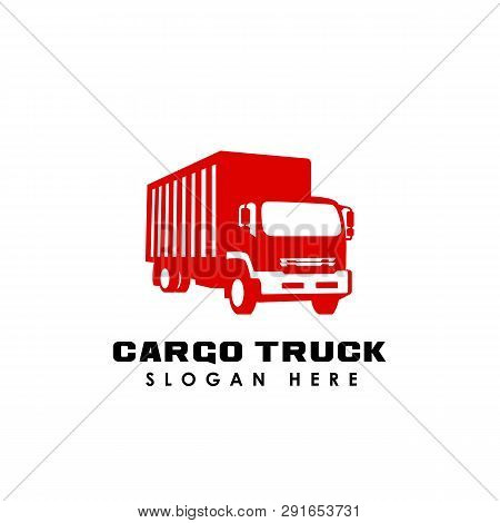Cargo Truck Logo Design Template. Truck Company Logo Icon Symbol