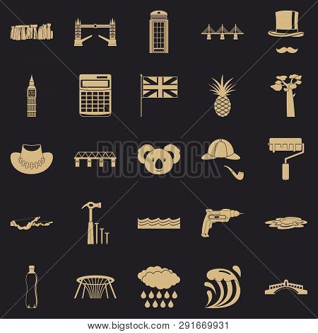 Crossway Icons Set. Simple Set Of 25 Crossway Icons For Web For Any Design